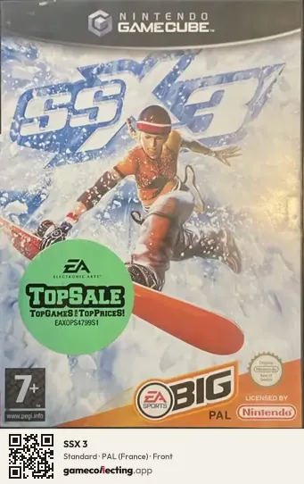 SSX 3 Nintendo GameCube, France box front