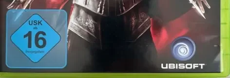 Assassin's Creed II, the USK square on its front