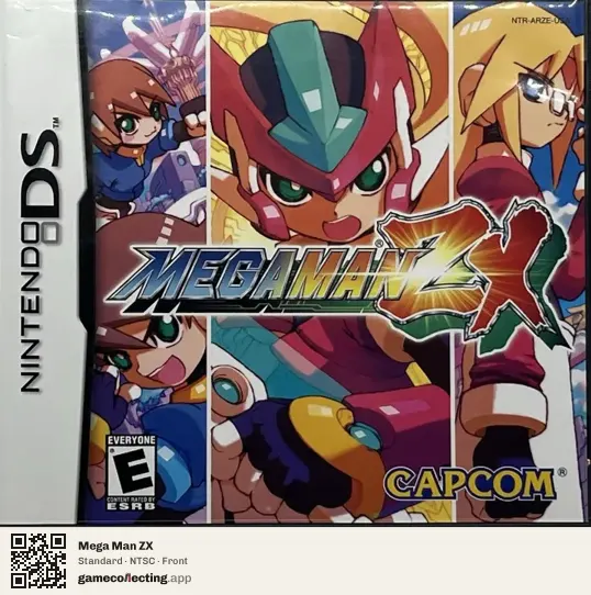 Mega Man ZX Nintendo DS, NTSC box front