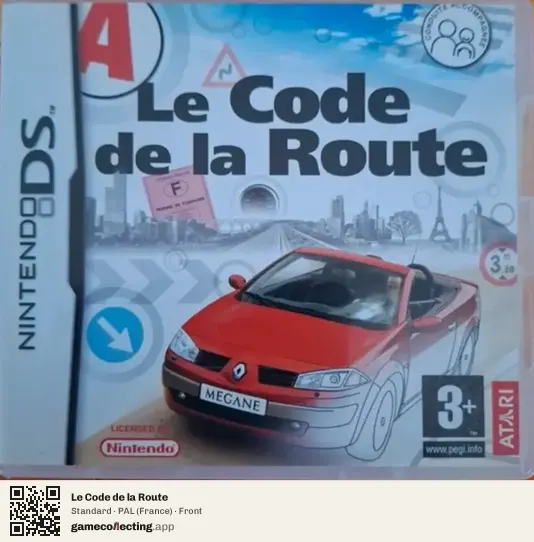 Le Code de la Route Nintendo DS, France box front