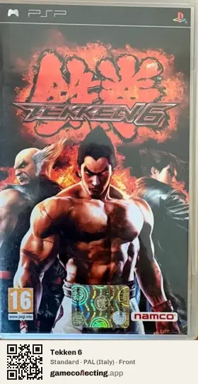 Tekken 6 PlayStation Portable, Italy box front