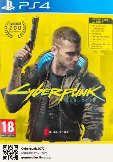 Cyberpunk 2077 PlayStation 4, PAL box front