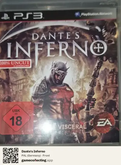 Dante's Inferno PlayStation 3, Germany box front