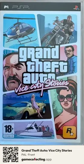 Grand Theft Auto: Vice City Stories PlayStation Portable, PAL box front