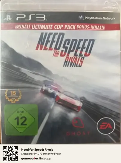 Need for Speed: Rivals PlayStation 3, Germany box front