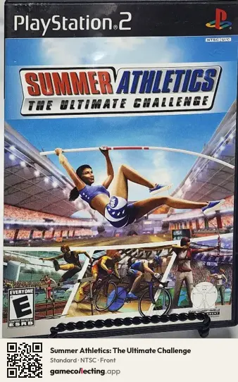 Summer Athletics: The Ultimate Challenge PlayStation 2, NTSC box front