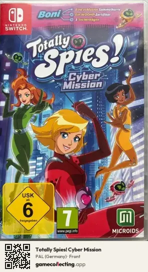 Totally Spies! Cyber Mission Nintendo Switch, Germany box front