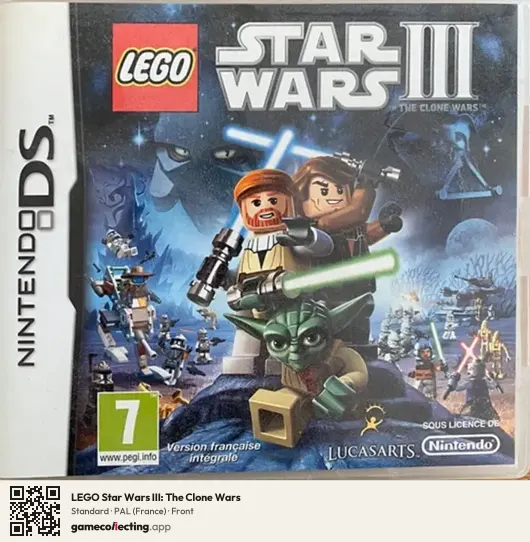 LEGO Star Wars III: The Clone Wars Nintendo DS, France box front