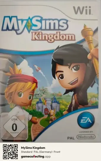MySims Kingdom Nintendo Wii, Germany box front