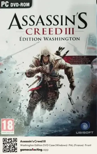 Assassin's Creed III Computer, France box front