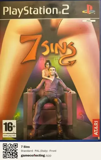 7 Sins PlayStation 2, Italy box front