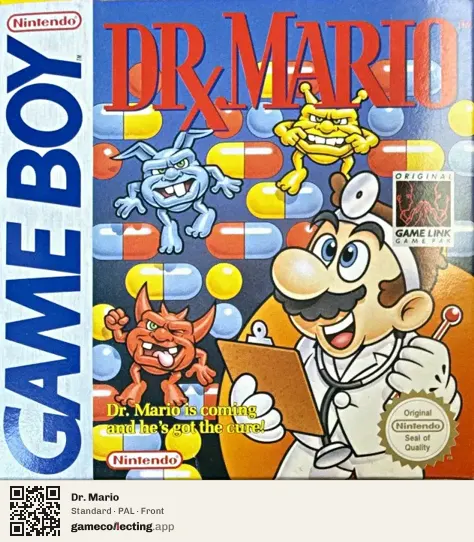 Dr. Mario Game Boy, PAL box front