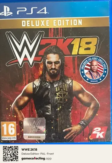 WWE 2K18 PlayStation 4, PAL box front