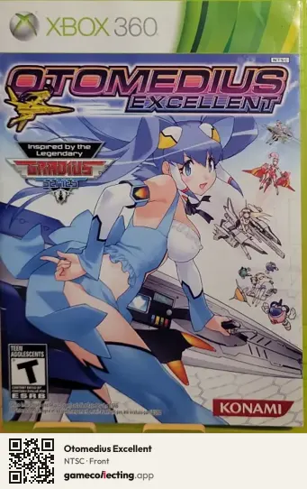 Otomedius Excellent Xbox 360, NTSC box front