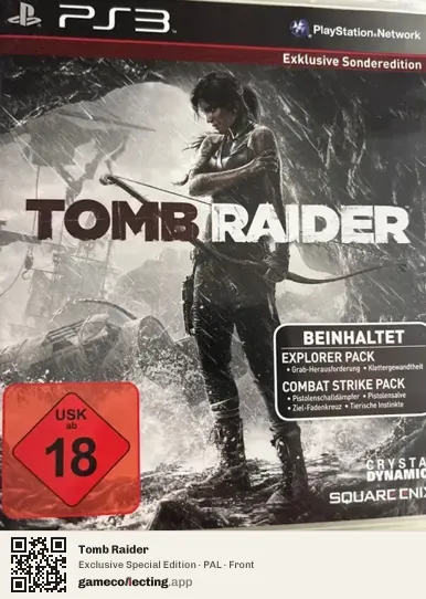Tomb Raider PlayStation 3, PAL box front
