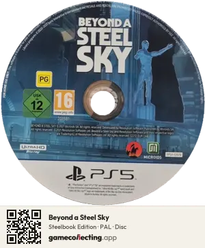Beyond a Steel Sky PlayStation 5, PAL disc