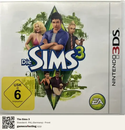 The Sims 3 Nintendo 3DS, Germany box front