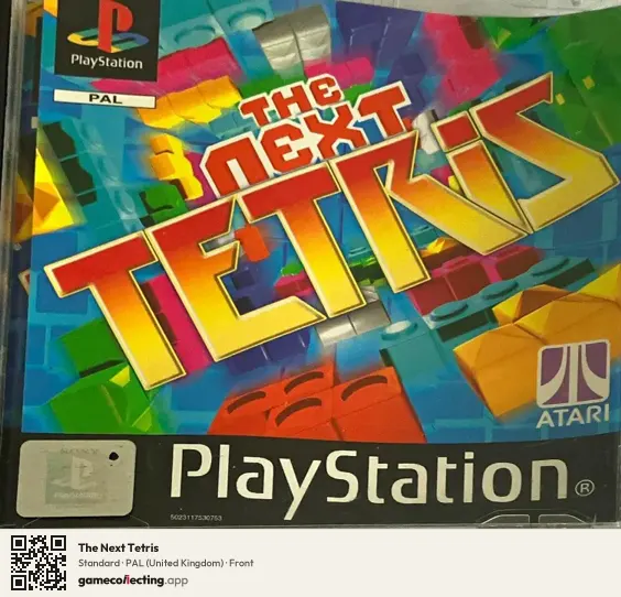 The Next Tetris PlayStation, United Kingdom box front