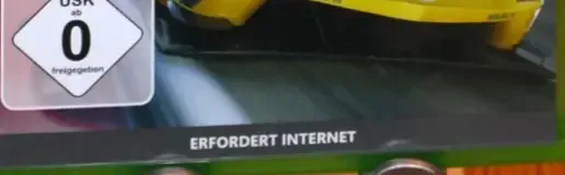 Forza Motorsport, the USK square on its front