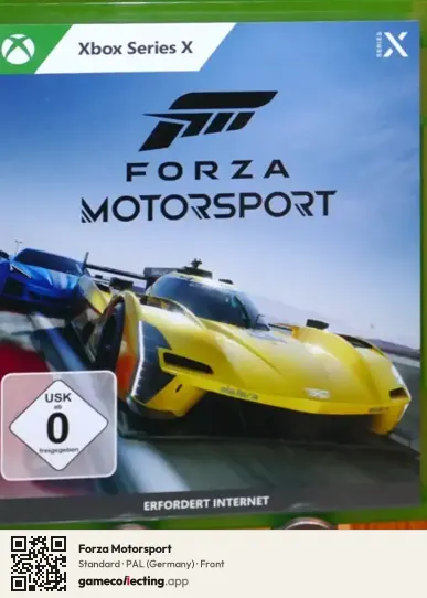 Forza Motorsport Xbox Series X, Germany box front