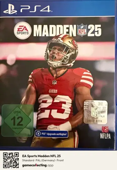 EA Sports Madden NFL 25 PlayStation 4, Germany box front