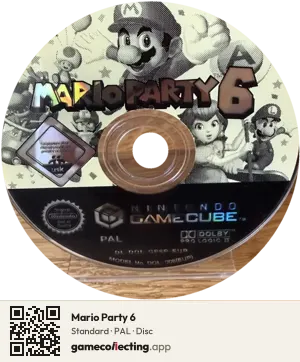 Mario Party 6 Nintendo GameCube, PAL disc