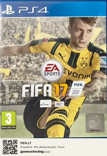 FIFA 17 PlayStation 4, Netherlands box front