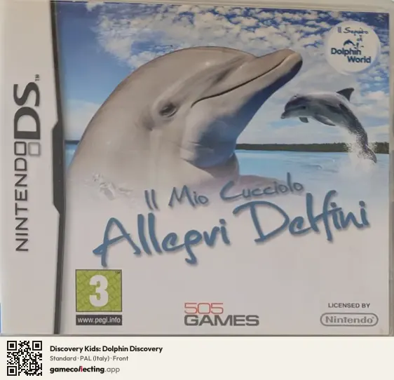 Discovery Kids: Dolphin Discovery Nintendo DS, Italy box front