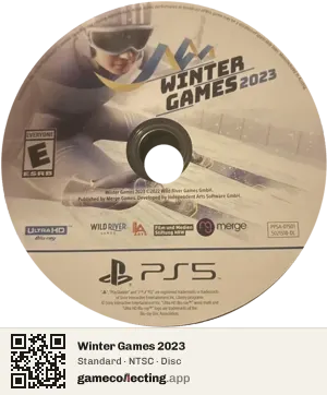 Winter Games 2023 PlayStation 5, NTSC disc