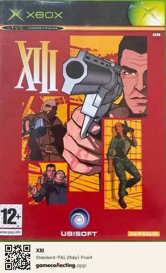 XIII Xbox, Italy box front