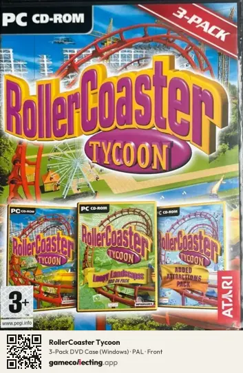 RollerCoaster Tycoon Computer, PAL box front