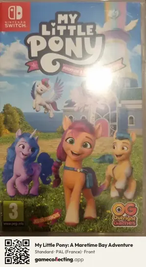 My Little Pony: A Maretime Bay Adventure Nintendo Switch, France box front