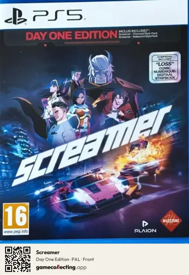 Screamer PlayStation 5, PAL box front