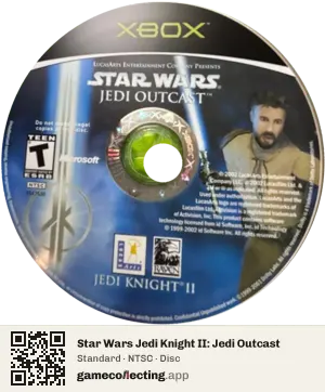 Star Wars Jedi Knight II: Jedi Outcast Xbox, NTSC disc