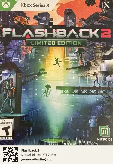 Flashback 2 Xbox Series X, NTSC box front