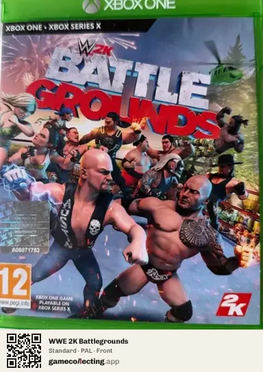 WWE 2K Battlegrounds Xbox One, PAL box front