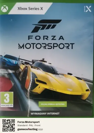 Forza Motorsport Xbox Series X, PAL box front