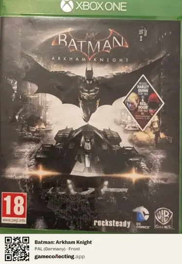 Batman: Arkham Knight Xbox One, Germany box front