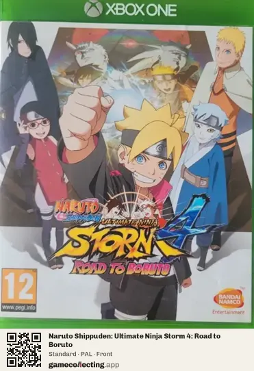 Naruto Shippuden: Ultimate Ninja Storm 4: Road to Boruto Xbox One, PAL box front