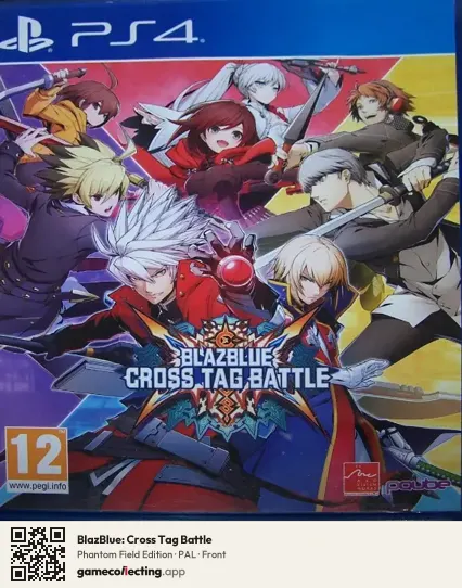 BlazBlue: Cross Tag Battle PlayStation 4, PAL box front