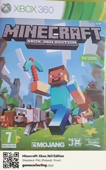 Minecraft: Xbox 360 Edition Xbox 360, Poland box front