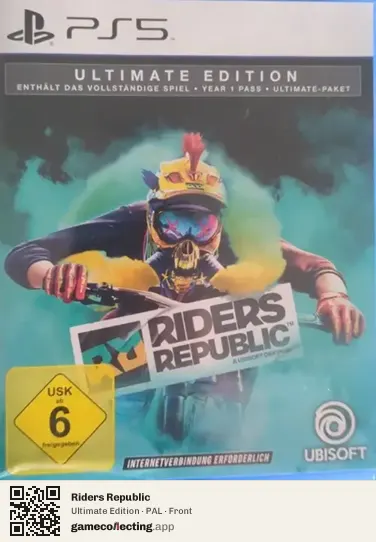 Riders Republic PlayStation 5, PAL box front