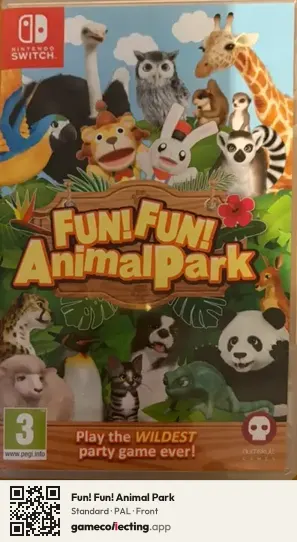 Fun! Fun! Animal Park Nintendo Switch, PAL box front
