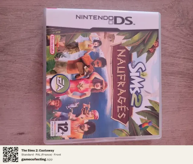 The Sims 2: Castaway Nintendo DS, France box front