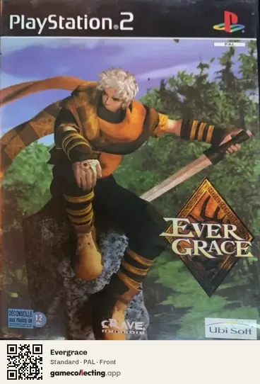 Evergrace PlayStation 2, PAL box front