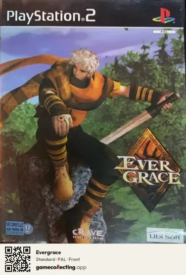 Evergrace PlayStation 2, PAL box front