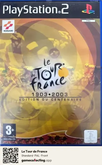 Le Tour de France PlayStation 2, PAL box front