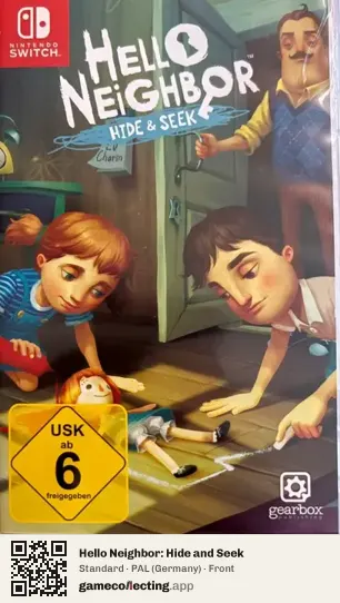Hello Neighbor: Hide and Seek Nintendo Switch, Germany box front