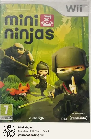 Mini Ninjas Nintendo Wii, Italy box front