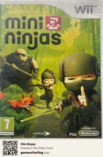 Mini Ninjas Nintendo Wii, Italy box front